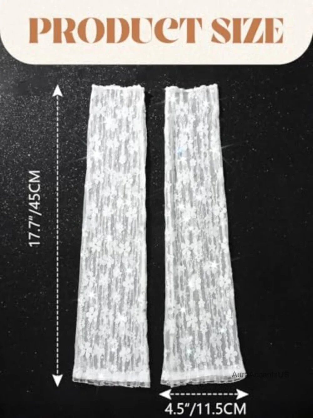 Elegant Fingerless Lace Gloves with Rhinestones for Women